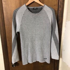 LCR Black Edition Men’s XL Gray and Black Crewneck Sweater